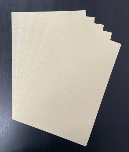 Parchment card light gold - a4,