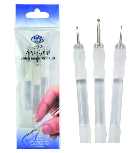 Set soft grip embossing - grip, &