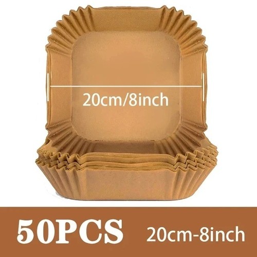 50pcs square air fryer paper - square,