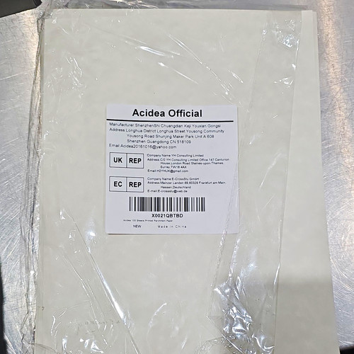 Acidea 100 sheets - sheets, printed