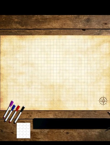 Battle grid mat dry wipe - battle,