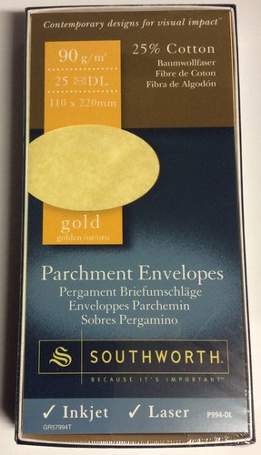 Southworth gold parchment - gold, dl